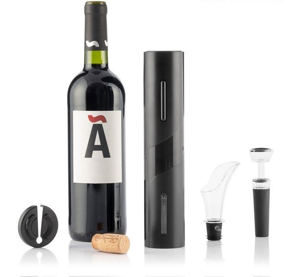 Saca-Rolhas elétrico com acessórios para vinho Corking InnovaGoods
